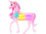 Spielfigur BARBIE "Magisches Zaubereinhorn", bunt, Spielfiguren, KinderB:26cm H:30cm, Kunststoff, Spielfigur, mit Licht und Sound, B:26cm H:30cm