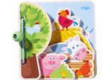 Greifspielzeug HABA "Babybuch Bauernhoffreunde", bunt, Greifspielzeug, BabyB:15cm H:20cm, Holz, Kunststoff, Polyester, Greifspielzeug, B:15cm H:20cm