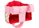 Puppen Fahrradsitz HABA "Blumenwiese", rosa, Puppenausstattungen, KinderB:21,5cm H:13cm T:25,5cm, Polyester, gemustert, Puppen Fahrradsitz, B:21,5cm H:13cm T:25,5cm