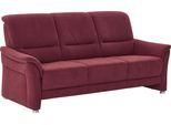3-Sitzer DIE PLANBAR "PP-PF23182", wine, B:198cm H:96cm T:93cm, 100% Polyester, Sofas, 3-Sitzer, Federkernpolsterung, wahlweise mit motorischer Vorziehbank