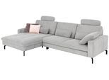 Ecksofa DIE PLANBAR "MP-IN20110 L-Form mit Kaltschaum-Polsterung", grau, B:302cm H:87cm T:178cm, 100% Polyester, Sofas, Ecksofa, optional mit Funktionen erhältlich