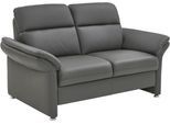 2-Sitzer DIE PLANBAR "PN-EM16031, ohne Kopfstützen", grau, B:170cm H:96cm T:92cm, Sofas, 2-Sitzer, Echtleder mit Federkern