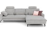 Ecksofa DIE PLANBAR "MP-IN20110 L-Form mit Kaltschaum-Polsterung", grau, B:302cm H:87cm T:178cm, 100% Polyester, Sofas, Ecksofa, optional mit Funktionen erhältlich