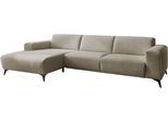 Ecksofa DIE PLANBAR "MP-IN24031", santos mandel, B:298cm H:75cm T:174cm, 100% Polyester, Sofas, Ecksofa, SoftSitz-Kaltschaumpolsterung, wahlweise mit motorischer Vorziehbank