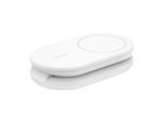 BELKIN Wireless Charger "Wireless BOOST CHARGE Qi2 Ladestation 15W", weiß, B:10cm H:6,5cm T:10cm, Ladegeräte, iPhone 17/Air, Pixelsnap, Apple Watch, AirPods, Wireless Charger