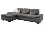 Ecksofa DIE PLANBAR "MP-IN16012 L-Form, mit Kaltschum-Polsterung", grau, B:309cm H:85cm T:195cm, 85% Polyester;15% Nylon, Sofas, Ecksofa, inkl. Sitztiefenverstellung, wahlweise mit weiteren Funktionen