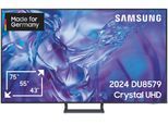 SAMSUNG LED-Fernseher "GU55DU8579U", Energieeffizienz: G, schwarz, 55, Fernseher, Crystal UHD, Q-Symphony,3D Dolby Surround Sound, HDR10+, Smart-Hub, LED-Fernseher