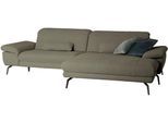 Ecksofa DIE PLANBAR "MP-IN22025 L-Form", grün, B:293cm H:81cm T:191cm, 100% Polyester, Sofas, Ecksofa, mit Kopfteilverstellung, wahlweise mit motorischem Canape