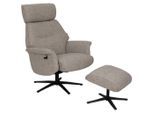 Livetastic , Taupe , Textil , 77x108x81 cm , Relaxfunktion ,