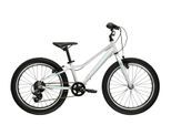Kinderfahrrad KROSS "KROSS Kinderrad 20" Lea Mini 1.0 Silber 6 Gänge" Gr. 28, weiß (silberfarben, silberfarben), Fahrräder, Kinder, 28cm, 20 Zoll (50,80cm) hinten: 20 Zoll (50,80cm), Rahmen aus Aluminium Performance