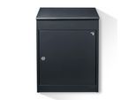 Paketbox, MEFA Bosca, Anthrazitgrau, 385 x 530 x 255 mm, Wandmontage, verzinkter Stahl
