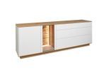 Tv-element Halvar Weiss/eiche Artisan Weiss, Eiche Artisan 207/71/42 cm