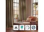 Vorhang NEUTEX FOR YOU "SALITOS-NXFR", sand, B:300cm H:160cm, Obermaterial: 100% Polyester, Gardinen, Vorhang, Dim-Out / verdunkelnd - schwer entflammbar / FR