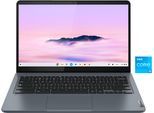 LENOVO Chromebook "Ideapad Slim 3i Chromebook Plus", grau, 8 GB RAM 128 GB SSD, Core i3, Google Chrome OS, Notebooks, ChromeOS, Clamshell Laptop with Full HD IPS Panel, Chromebook