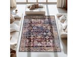 Teppich ASTRA "Piper 252", bunt (multi, rotbraun), B:200cm H:6mm L:280cm, Kunstfaser, Teppiche, Teppich, Flachgewebe, Orient Optik, Fußbodenheizungsgeeignet, Wohnzimmer