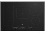 BEKO Flex-Induktions-Kochfeld "HII 85770 UFTX", schwarz, B:78cm H:4,8cm T:52cm, Kochfelder, EasyFit – einfach einsetzen statt montieren., Flex-Induktions-Kochfeld