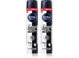 NIVEA MEN Black & White Invisible Original Antitranspirant Spray handige verpakking