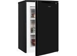 EXQUISIT Gefrierschrank "GS81-040C", Energieeffizienz: C, silber (schwarz), B:54,5cm H:85,5cm T:58cm, Gefrierschränke, energiesparend in Energieeffizienz C, 87 Liter Nutzinhalt, 4 Sterne, Gefrierschrank