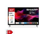 Sharp 43HM5745E QLED Fernseher 43 Zoll Smart TV by TiVo 4K UHD Fernseher mit HDR Dolby Vision (2026)