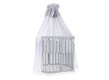 Waldin Babybett Kinderbett 7in1 mit Matratze, mitwachsendes Kinder-Bett