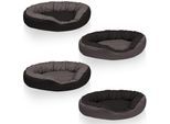BedDog® Hundebett SUNNY 4in1 oder einfarbig, waschbar, mit Rand, Hundekissen
