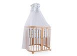Waldin Babybett Kinderbett 7in1 mit Matratze, mitwachsendes Kinder-Bett