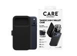 CARE BY PANZERGLASS Handyhülle "Tango 2-in-1 Wallet Case für Apple iPhone 17 Pro Max", schwarz, Apple iPhone 17 Pro Max, Hüllen, Backcover, Schutzhülle, Handyschutzhülle, Case, Schutzcase, stoßfest, Handyhülle
