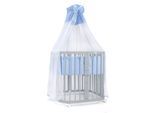 Waldin Babybett Kinderbett 7in1 mit Matratze, mitwachsendes Kinder-Bett