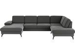 Wohnlandschaft SIT & MORE "Morris Jubi", braun (schlamm), B:335cm H:82cm T:212cm, 95% Polyester 5% Polyamid, Sofas, Wohnlandschaft, wahlweise mit Armteilverstellung, Bettfunktion & Bettkasten