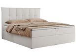BOXBETT PREMIUM 10 200/200 Weiß Kunstleder - H4