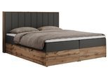 BOXBETT BELLISSIMO 140/200 Dunkelgrau Kunstleder - H3
