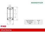 FAG Radlagersatz 713649790 für BMW