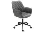 Xora Drehstuhl, Grau, Schwarz, Metall, Kunststoff, Textil, Drehkreuz, 57x88-100x62 cm, Sitzfläche 360° drehbar, Typenauswahl, Arbeitszimmer, Bürostühle, Drehstühle