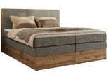 BOXBETT WOOD CLASSIC KING 160/200 - Grau Strukture - H4