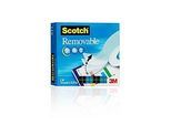 Scotch® Klebeband Removable, wiederablösbar, wiederverwendbar, beschriftbar, 1 Rolle mit L 33 m x B 19 mm