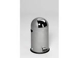 VAR Müllsackständer, 22 l, mit Fusspedal, silber