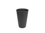 meet by Paperflow Mehrwegbecher MEET CUP, 400ml, Kunststoff (PP), anthrazitgrau, 24 Stück