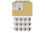 Etiketten G&G, kompatibel zu Zebra 800264-605, 102 x 152 mm, selbstklebend, beschichtet, perforiert, Thermopapier, weiss, 12 x 475 Stück