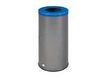 VAR Wertstoffsammelgerät WSG 70, 70 l, Aluminium-Griff, 8 kg, freistehend, blau RAL 5010