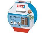 tesa Profi Outdoor Malerband, 25 m × 38 mm, blau, UV- & witterungsbeständig, rückstandsfrei entfernen