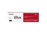 Original Canon Toner 075 H, bis 2500 Seiten, Einzelpack, cyan
