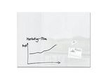 SIGEL Glas-Whiteboard Artverum, Ecken gefasert/poliert, magnetisch, inkl. 2 x Neodym-Magnete, B 1200 x T 18 x H 900 mm, ESG, weiss