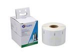 Etiketten G&G, kompatibel zu Dymo 11354/s0722540, 32 x 57 mm, selbstklebend, Thermopapier, weiss, 1 x 1000 Stück