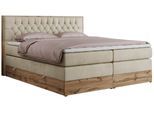 BOXSPRINGBETT AMORE KING 140/200 Beige Velvet - H3