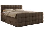 BOXSPRINGBETT ALTIVO KING DUO 180/200 - Braun Velvet - H4