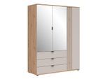 SCHRANK 3 Türen Ezra Kaschmir und Holz