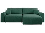ECKSOFA NELSON Grün Struktur