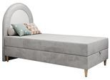 BOXBETT NEST 90/180 Hellgrau Velvet hydrophob - H3