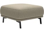 Polsterhocker "Tossa, smarte Ergänzung für dein Wohnzimmer, Breite 73 cm", sand melange, B:73cm H:43cm T:73cm, 24% Polyester, 76% Polyacryl, SCHÖNER WOHNEN-KOLLEKTION, Hocker, Polsterhocker, Flexibler Komfort, edle Optik & saugroboterfreundlich
