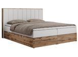 BOXBETT BELLISSIMO 160/200 Weiß Kunstleder - H3